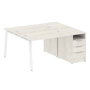 Рабочая станция на А-образном м/к с опорной тумбой