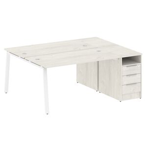 Рабочая станция на А-образном м/к с опорной тумбой