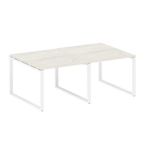 Переговорный стол (2 столешницы) на О-образном м/к