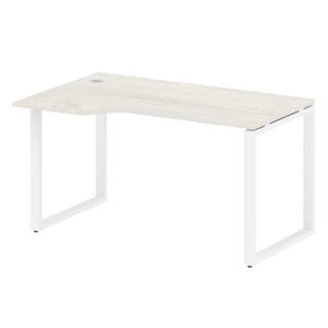 Стол криволинейный левый на О-образном м/к