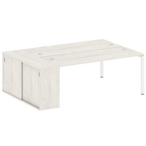 Рабочая станция с опорным шкафом-купе