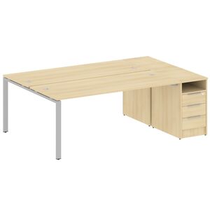 Рабочая станция с опорной тумбой