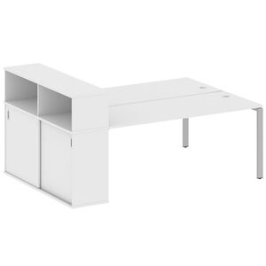 Рабочая станция с опорным шкафом-купе