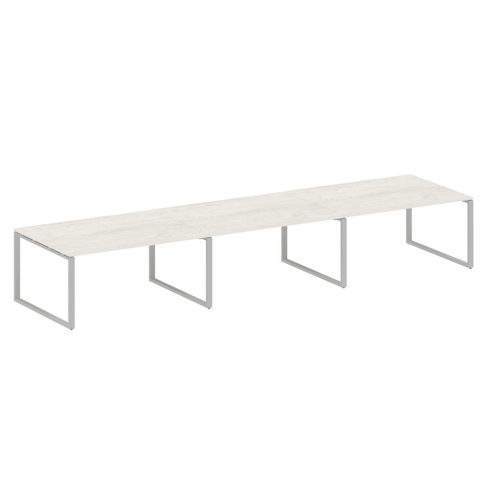 Переговорный стол (3 столешницы) на О-образном м/к