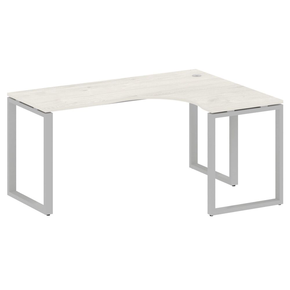 Стол криволинейный правый на О-образном м/к