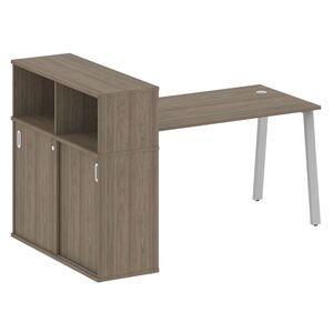 Стол письменный на А-образном м/к с опорным шкафом-купе