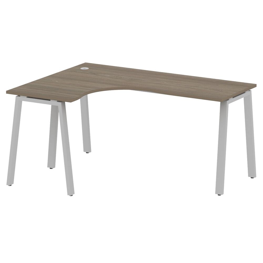 Стол криволинейный левый на А-образном м/к