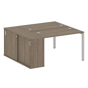 Рабочая станция с опорным шкафом-купе