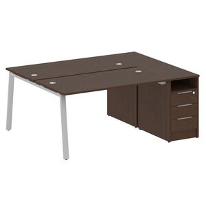 Рабочая станция на А-образном м/к с опорной тумбой