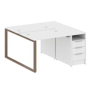 Рабочая станция на О-образном м/к с опорной тумбой