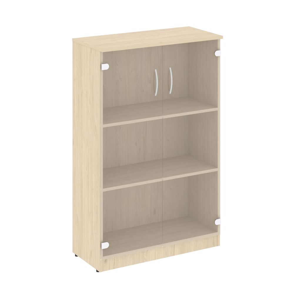 Шкаф средний широкий (2 средние двери стекло)