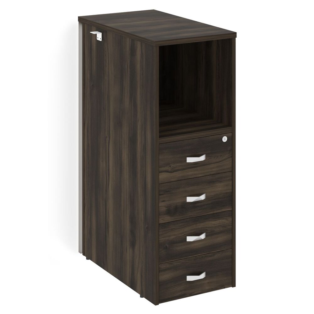 Onix Тумба с подсветкой 4 ящика проходная, средняя