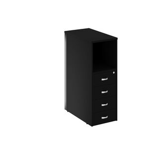 Onix Тумба с подсветкой 4 ящика завершающая, левая