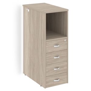 Onix Тумба с подсветкой 4 ящика завершающая, правая