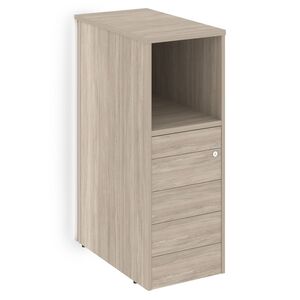 Onix Тумба с подсветкой 5 ящиков TIP-ON завершающая, левая