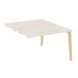 Стол-приставка двойной к опорным элементам (опоры - массив дерева)