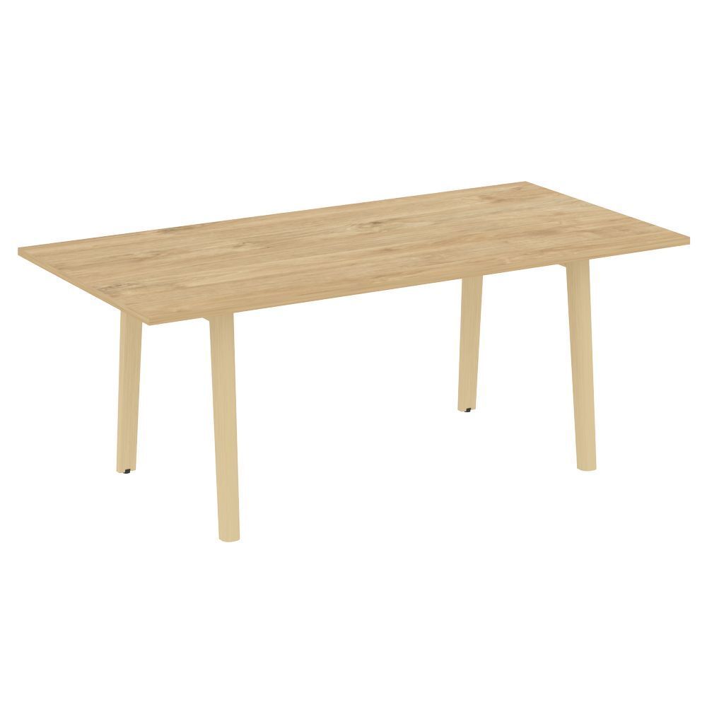 Стол переговорный (опоры - массив дерева)