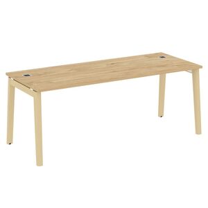 Стол рабочий руководителя (опоры - массив дерева)