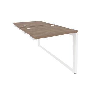 Стол-приставка двойной на О-образном м/к к опорным элементам