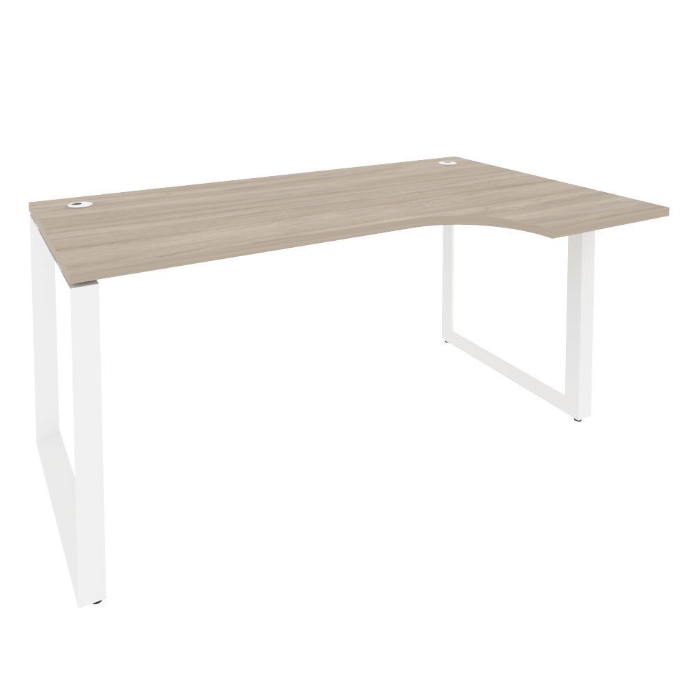 Стол эргономичный правый на О-образном м/к