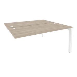 Стол-приставка двойной на П-образном м/к к опорным элем.