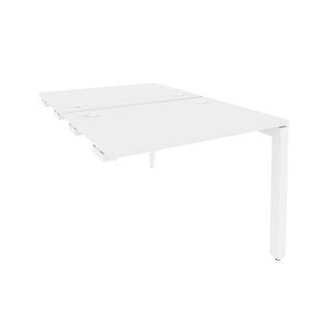 Стол-приставка двойной на П-образном м/к к опорным элем.