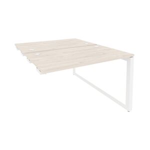 Стол-приставка двойной на О-образном м/к к опорным элементам