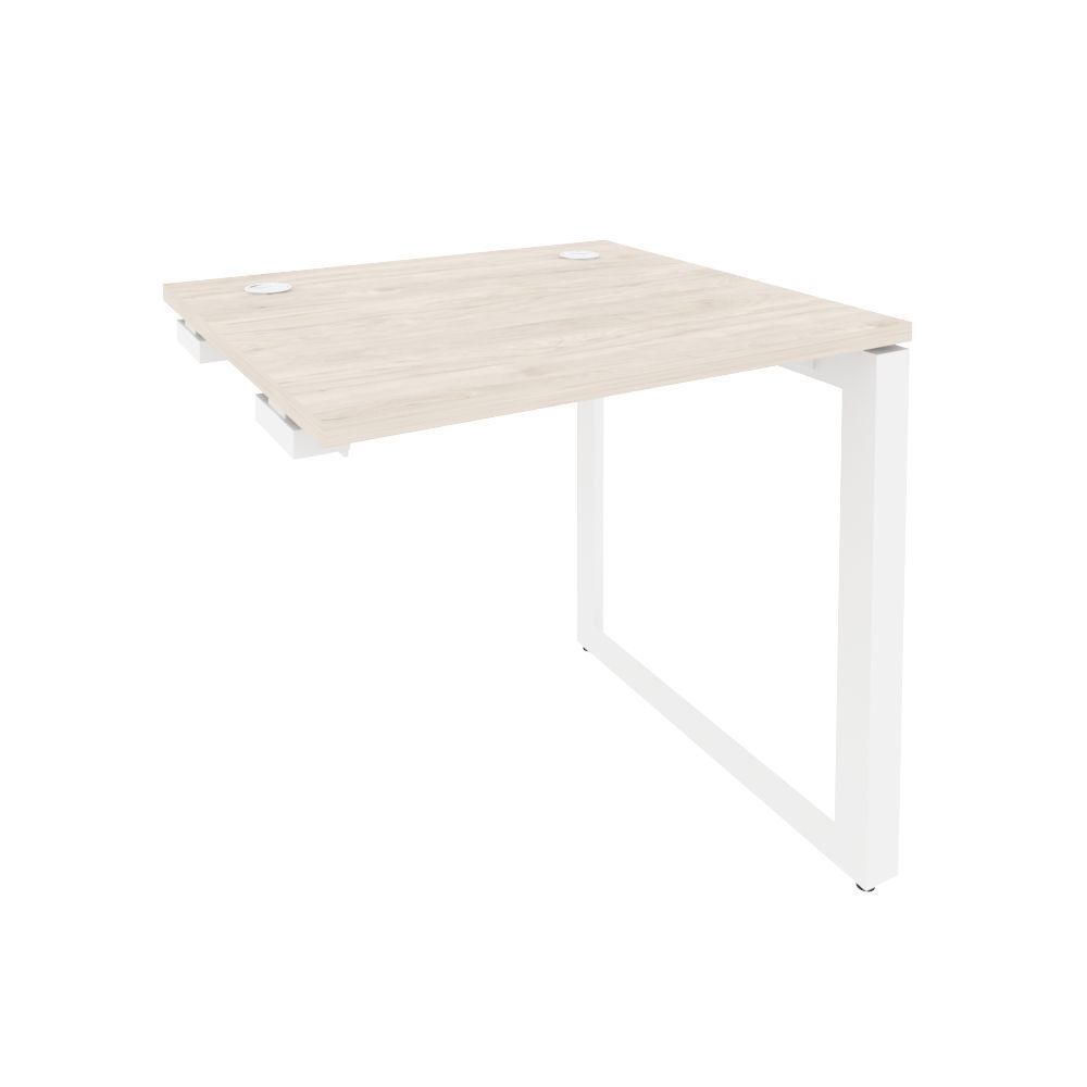 Стол-приставка на О-образном м/к к опорным элементам