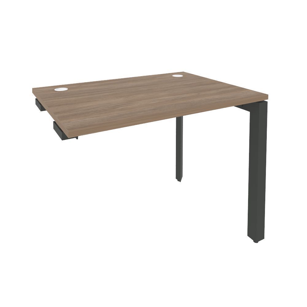 Стол-приставка на П-образном м/к к опорным элементам