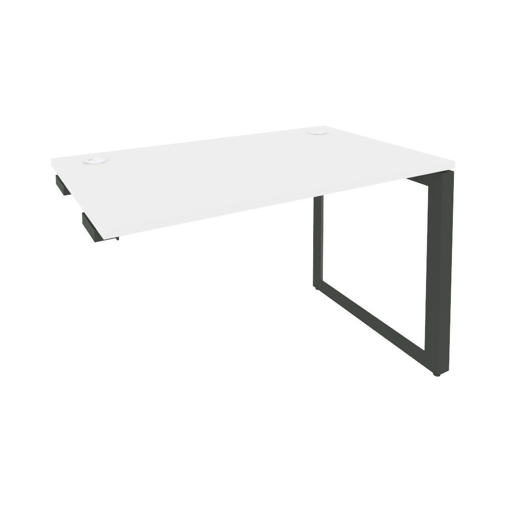 Стол-приставка на О-образном м/к к опорным элементам