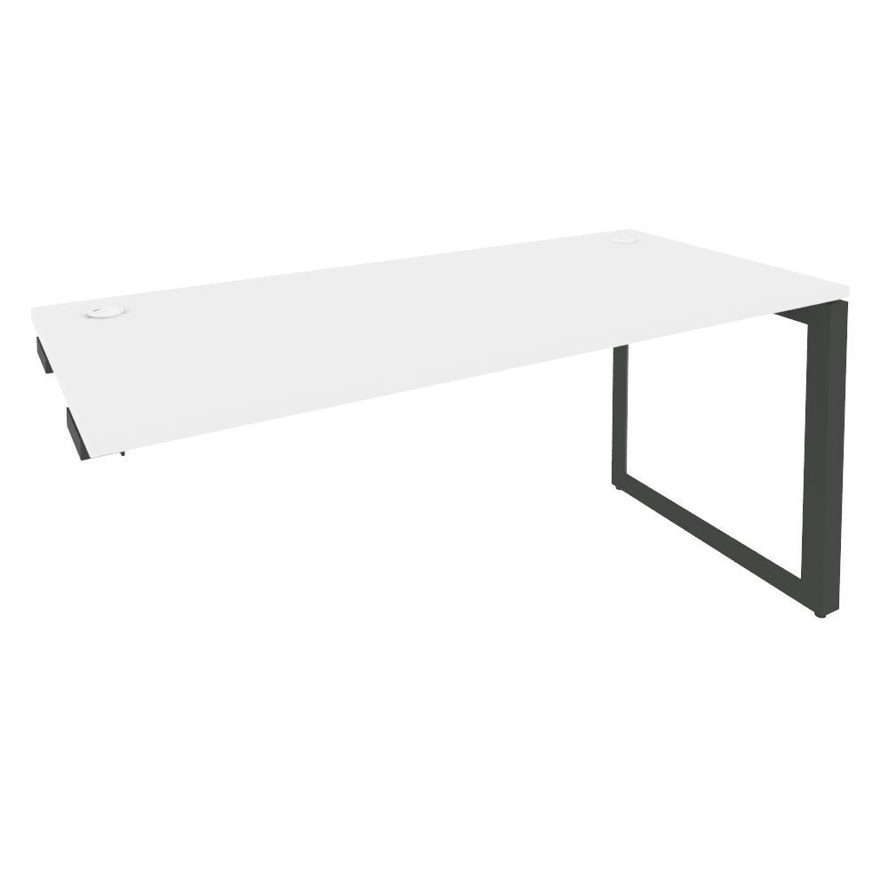 Стол-приставка на О-образном м/к к опорным элементам