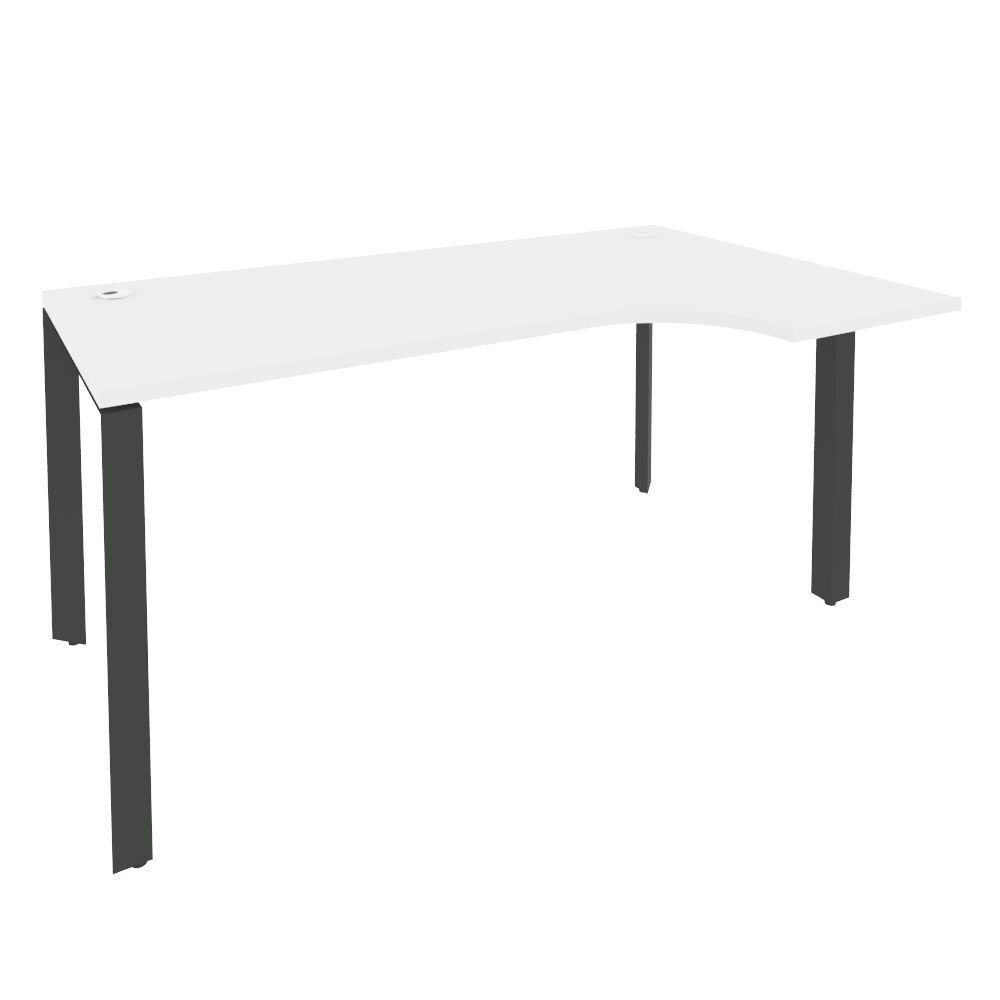 Стол эргономичный правый на П-образном м/к