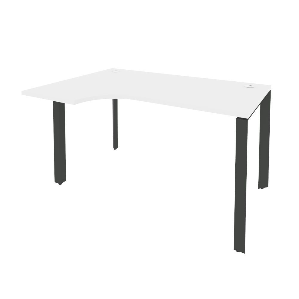 Стол эргономичный левый на П-образном м/к