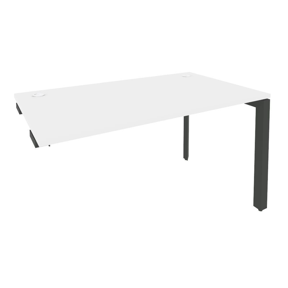 Стол-приставка на П-образном м/к к опорным элементам