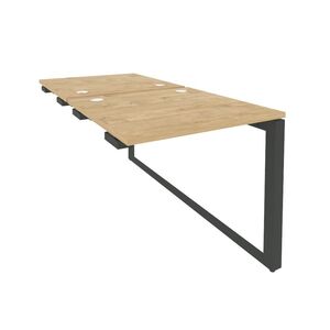 Стол-приставка двойной на О-образном м/к к опорным элементам