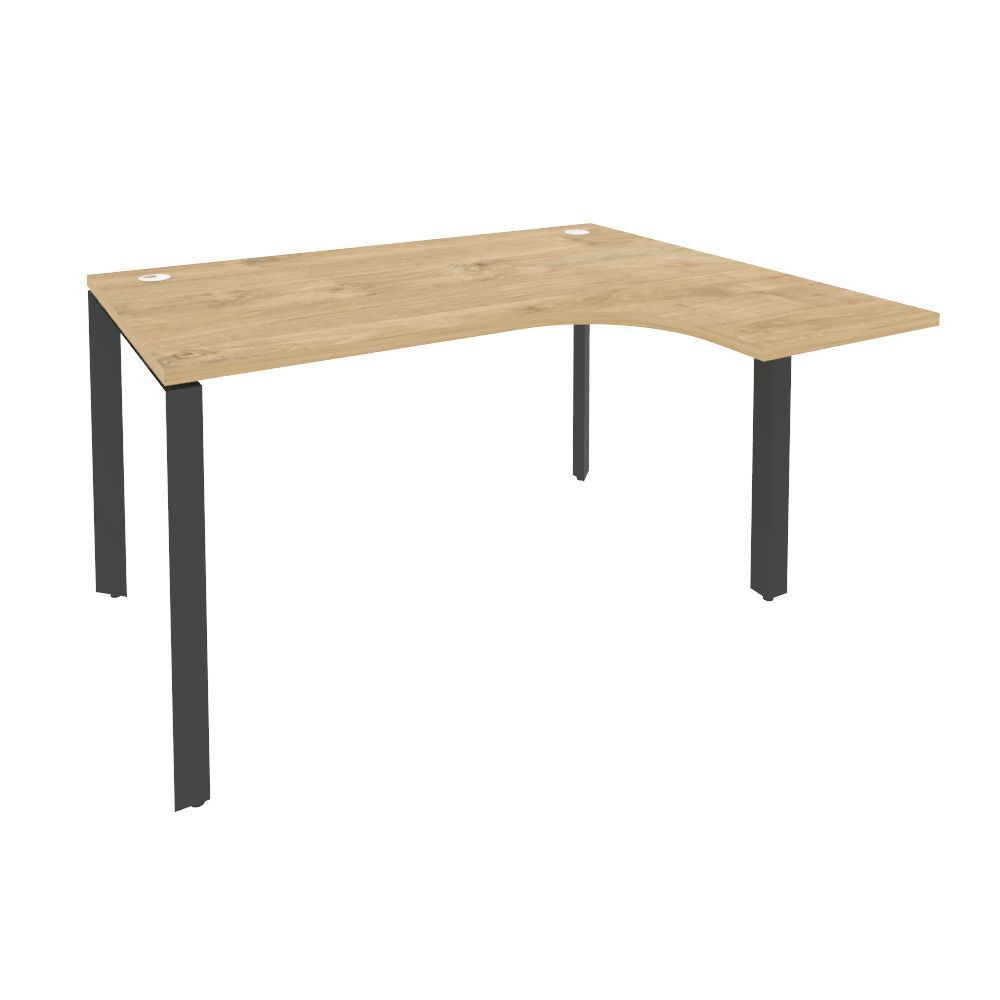 Стол эргономичный правый на П-образном м/к