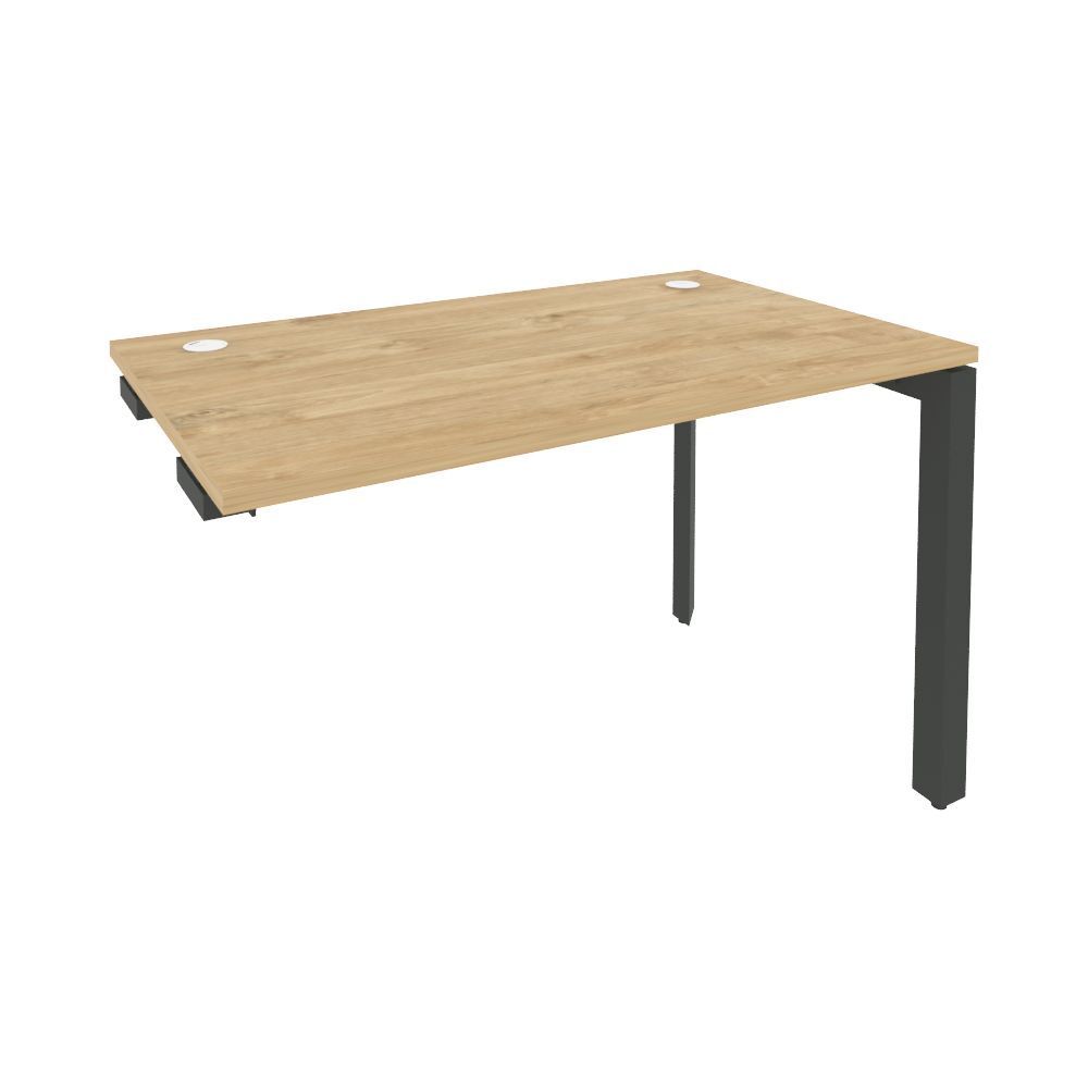 Стол-приставка на П-образном м/к к опорным элементам