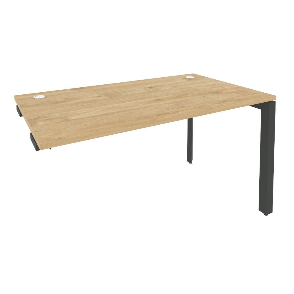 Стол-приставка на П-образном м/к к опорным элементам