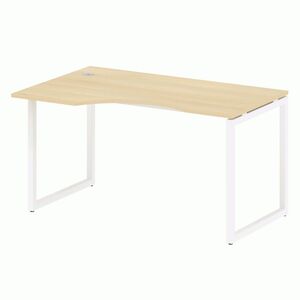 Стол криволинейный левый на О-образном м/к