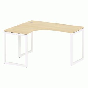 Стол криволинейный левый на О-образном м/к