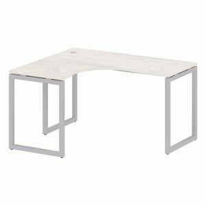 Стол криволинейный левый на О-образном м/к