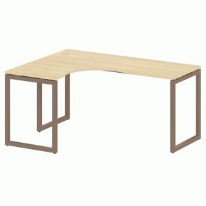 Стол криволинейный левый на О-образном м/к