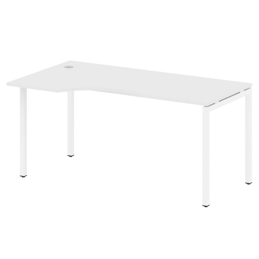 Стол криволинейный левый на П-образном м/к