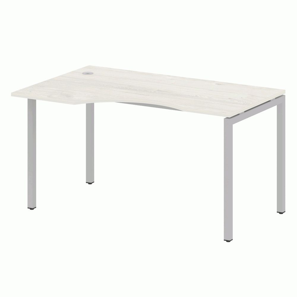 Стол криволинейный левый на П-образном м/к