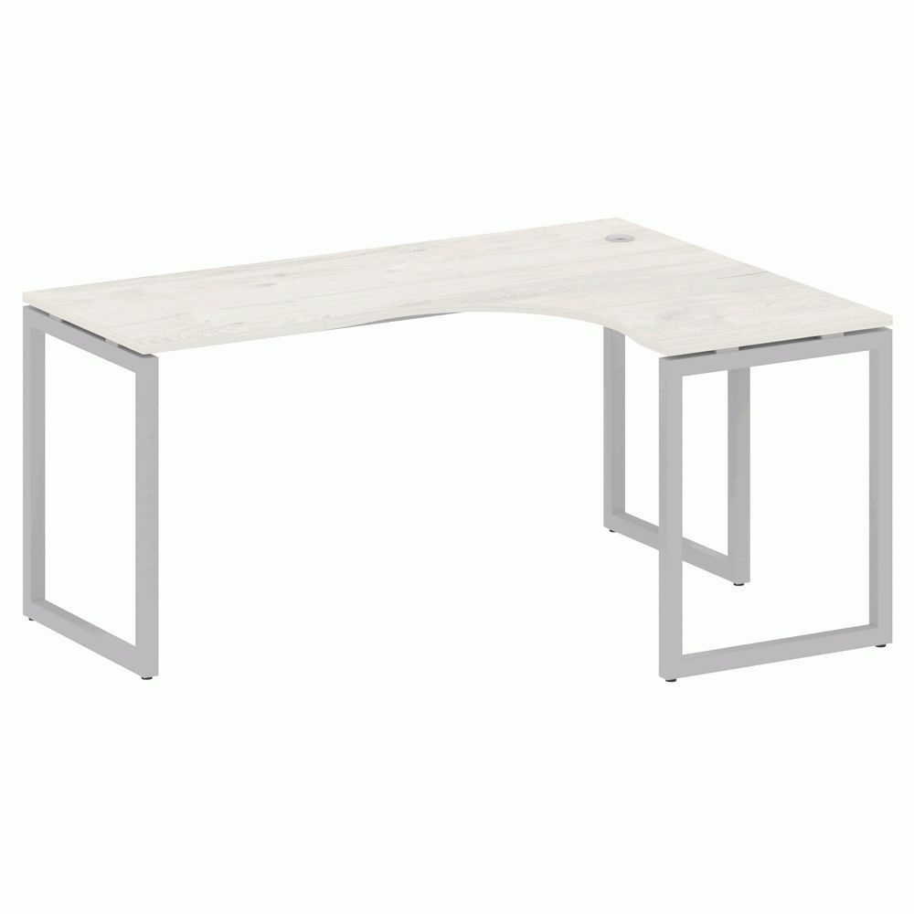 Стол криволинейный правый на О-образном м/к