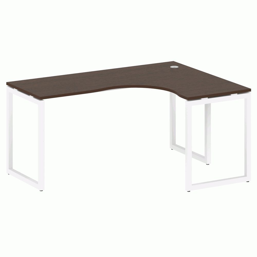 Стол криволинейный правый на О-образном м/к