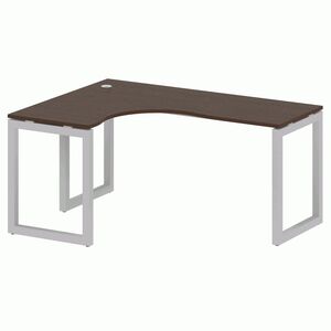 Стол криволинейный левый на О-образном м/к