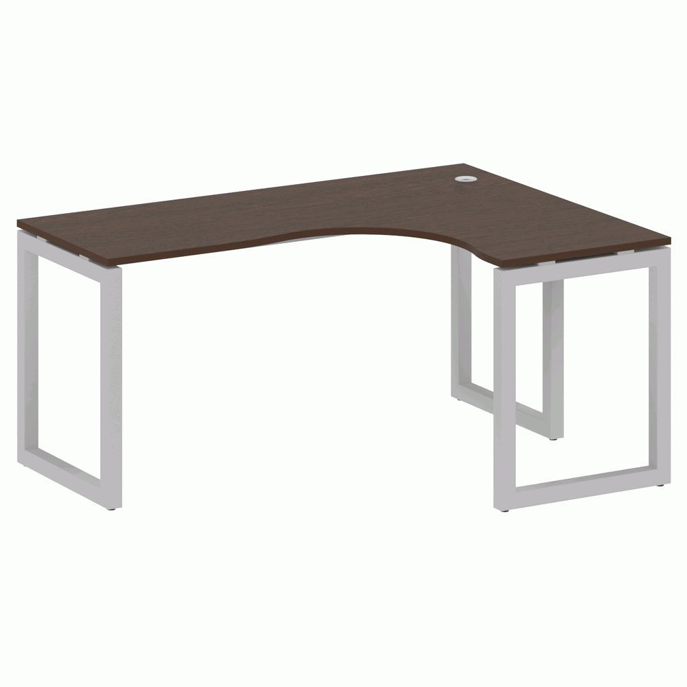 Стол криволинейный правый на О-образном м/к