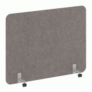 Перегородка на металлических опорах, на роликах