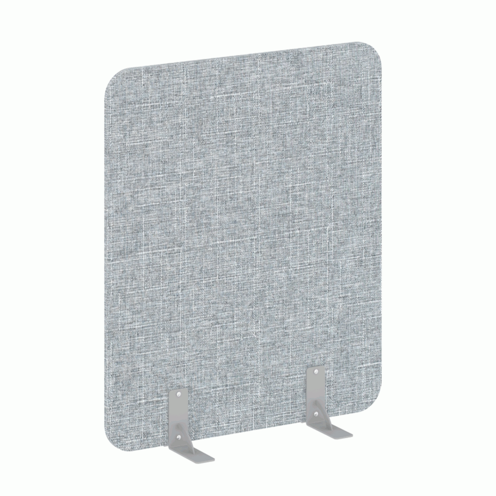 Перегородки на металлических опорах на фетровых подпятниках